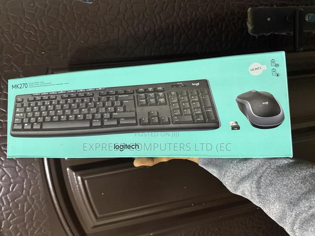 Logitech Mk270 Wireless Keyboard and Mouse Combo Original From Uk · Photo 1
