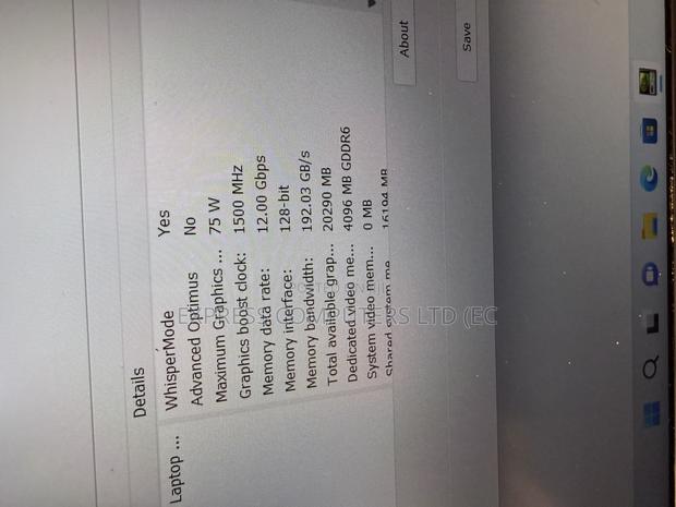 Laptop Asus TUF Dash F15 32GB Intel Core I7 SSD 1T · Photo 8