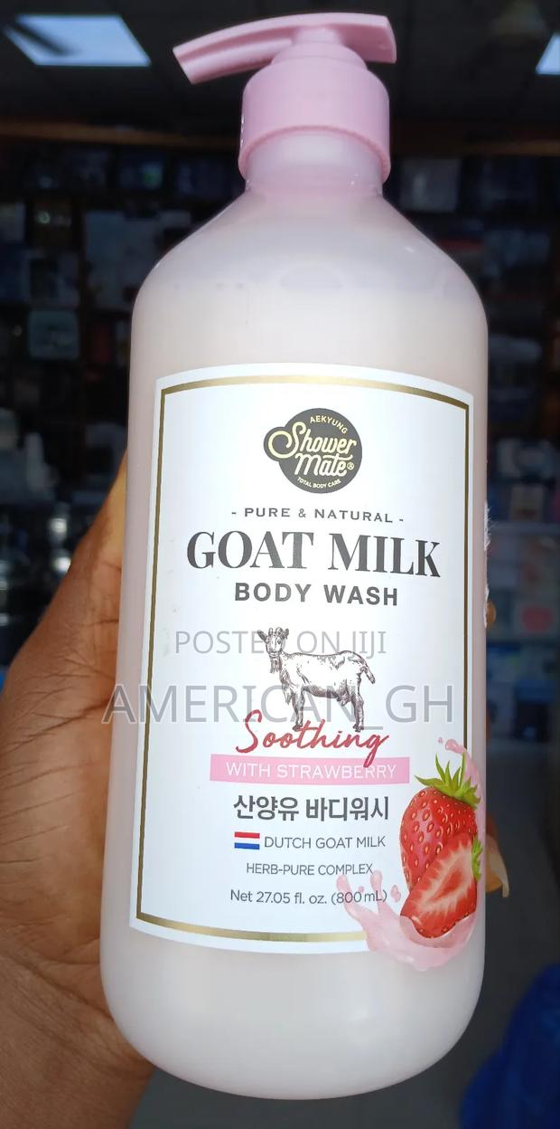 Goat Milk Shower Gel(Strawberry) 800ml · Photo 1