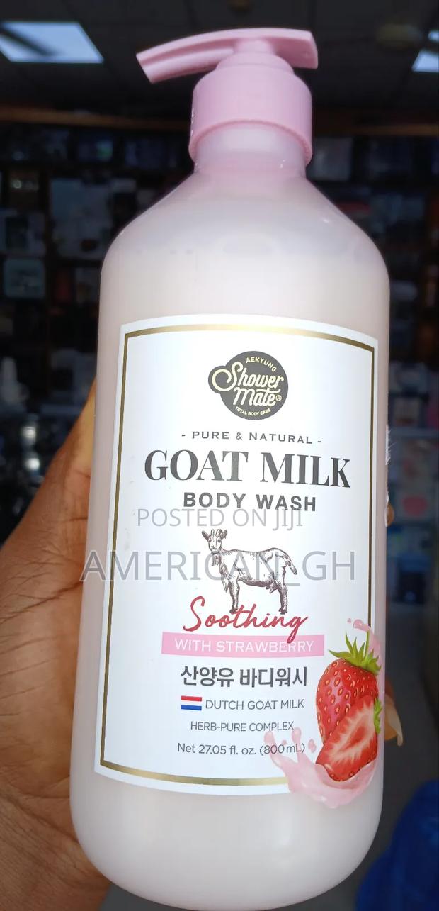 Goat Milk Shower Gel(Strawberry) 800ml · Photo 2