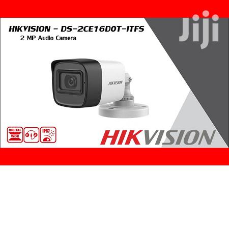 Hikvision CCTV Ds-2ce16dot-itfs 2mp Audio Camera Bullet · Photo 1