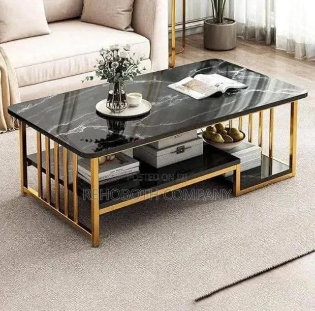 Black and Gold Center Table · Photo 1