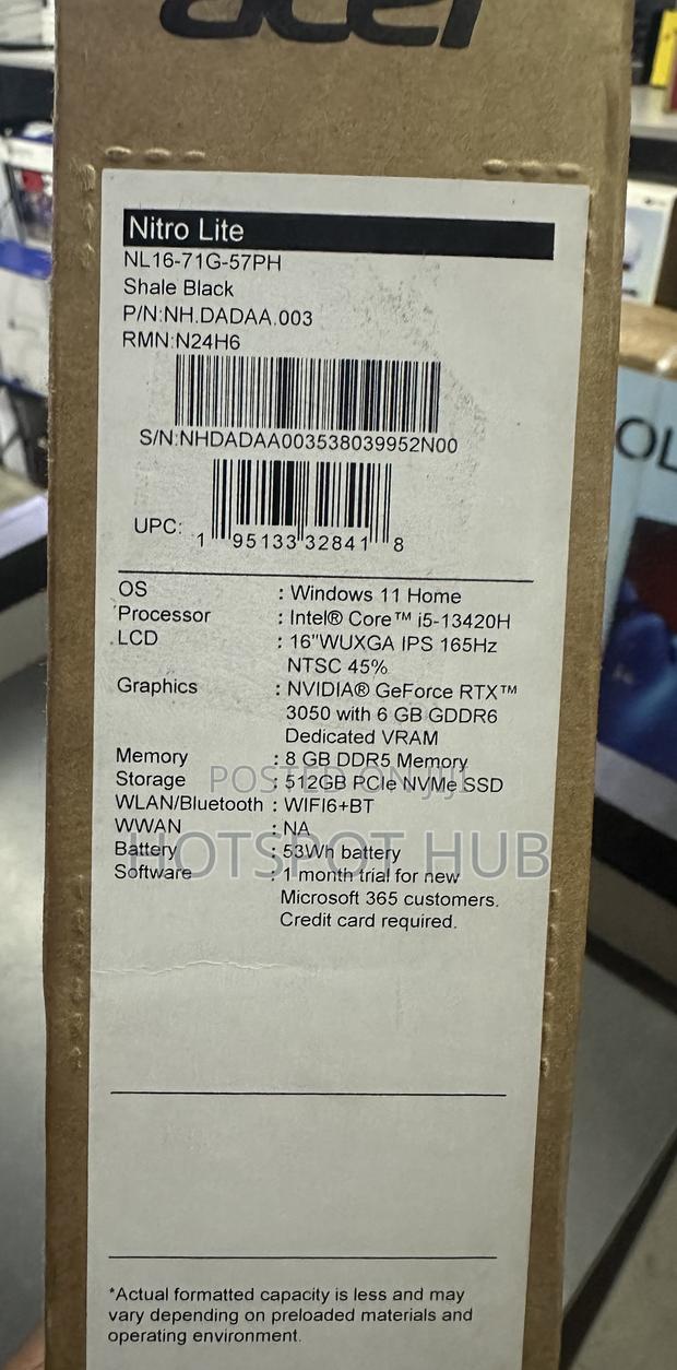 New Laptop Acer 8GB Intel Core 5 SSD 512GB · Photo 3