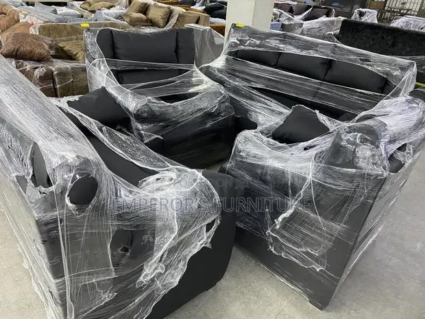 Modern Black Sofa Set for Living Room · Photo 1