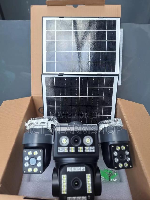 Dual Solar Power Panel Ptz 4lens · Photo 1