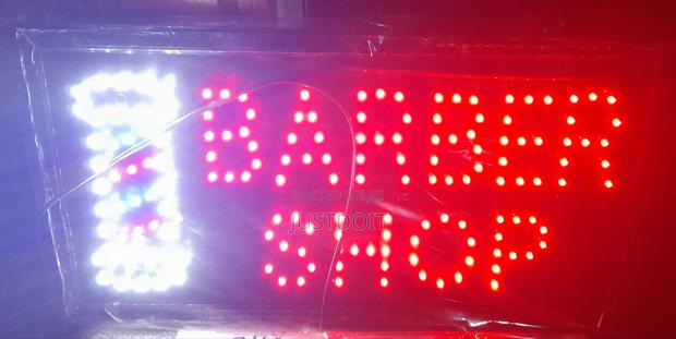 Barber Shop Led Sign. · Photo 1