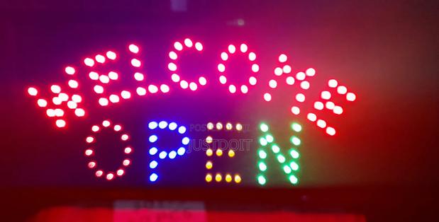Welcome Open Led Sign · Photo 1