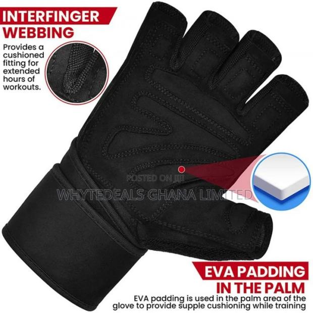 100% Authentic Leather| Rdx L4 Gym Gloves| Comfort| Support| Luxury · Photo 2