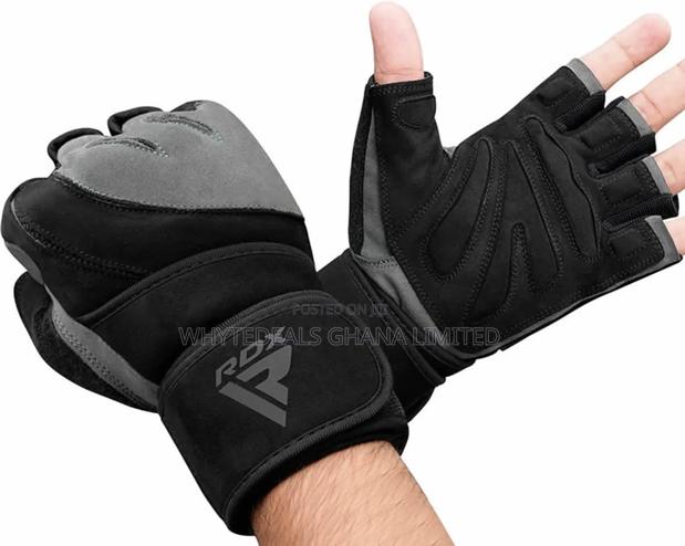 100% Authentic Leather| Rdx L4 Gym Gloves| Comfort| Support| Luxury · Photo 5