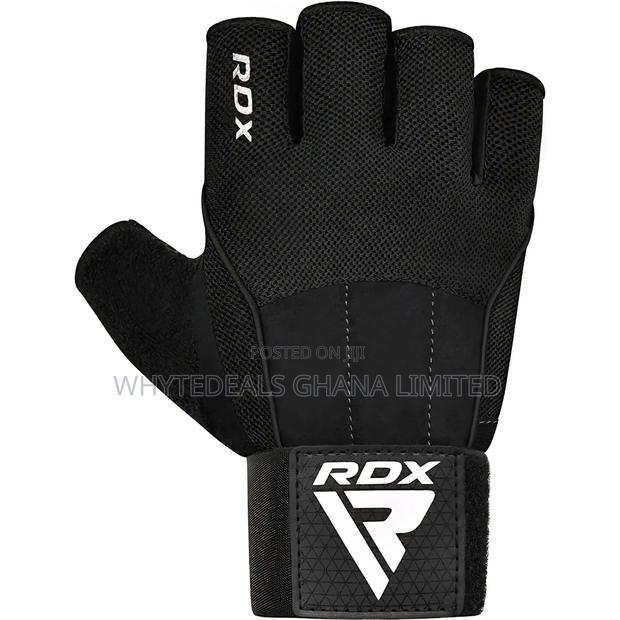 Rdx W3 Weightlifting Gym Gloves|Comfort|100% Authentic Leather From Uk · Photo 1
