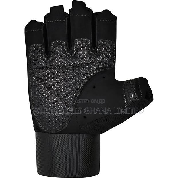 Rdx W3 Weightlifting Gym Gloves|Comfort|100% Authentic Leather From Uk · Photo 3