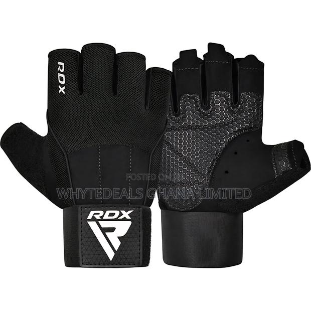 Rdx W3 Weightlifting Gym Gloves|Comfort|100% Authentic Leather From Uk · Photo 2
