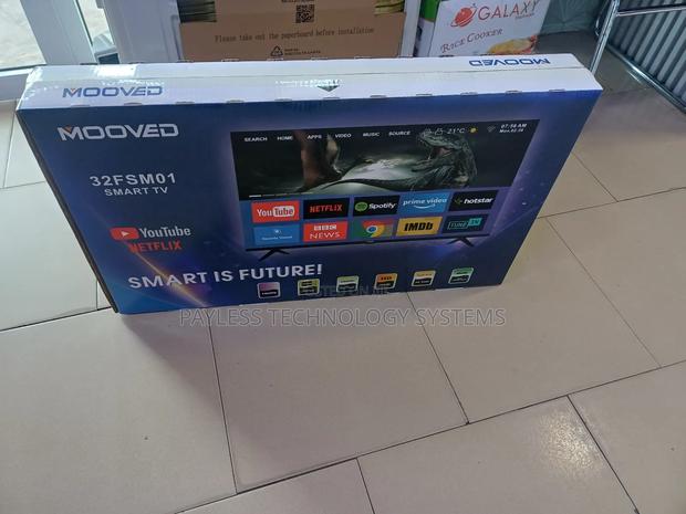 Mooved 32 Inches Smart Television With Standing Fan · Photo 2