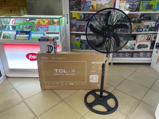 TCL 43 Inches Android Google Televisions With Fan and Kettle · Photo 1