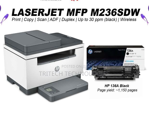 Hp Laserjet MFP M236sdw 4 in 1 Printer · Photo 1