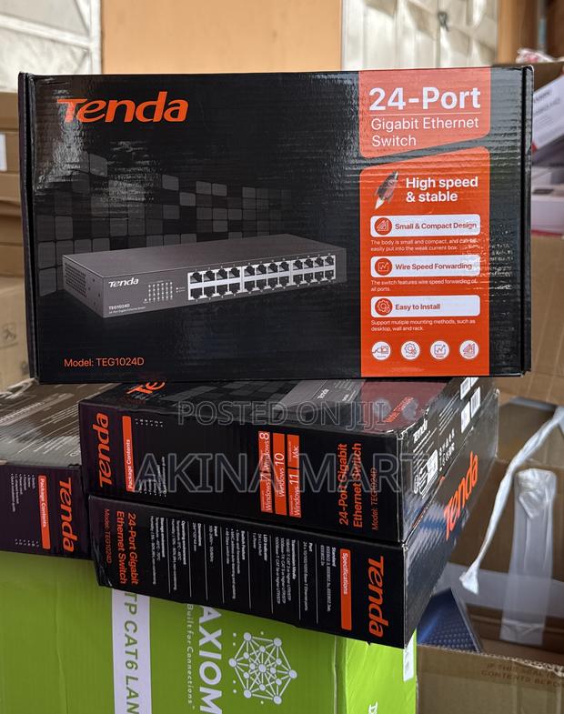 Tenda 24-Port Gigabit Ethernet Switch Teg1024gd · Photo 2