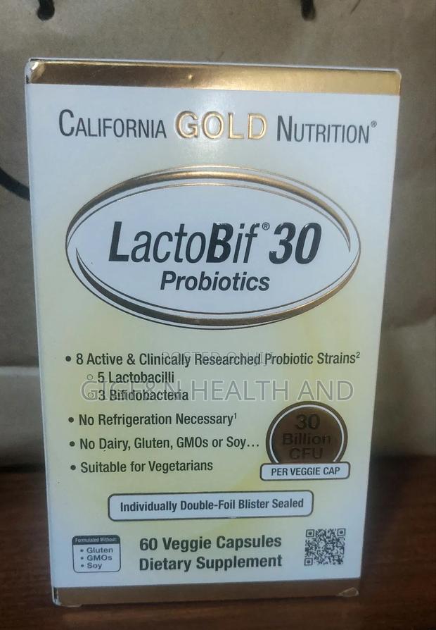 Lactobif, 30 Billion Probiotic Cfu, 60caps. High Potency Gut Care. · Photo 1