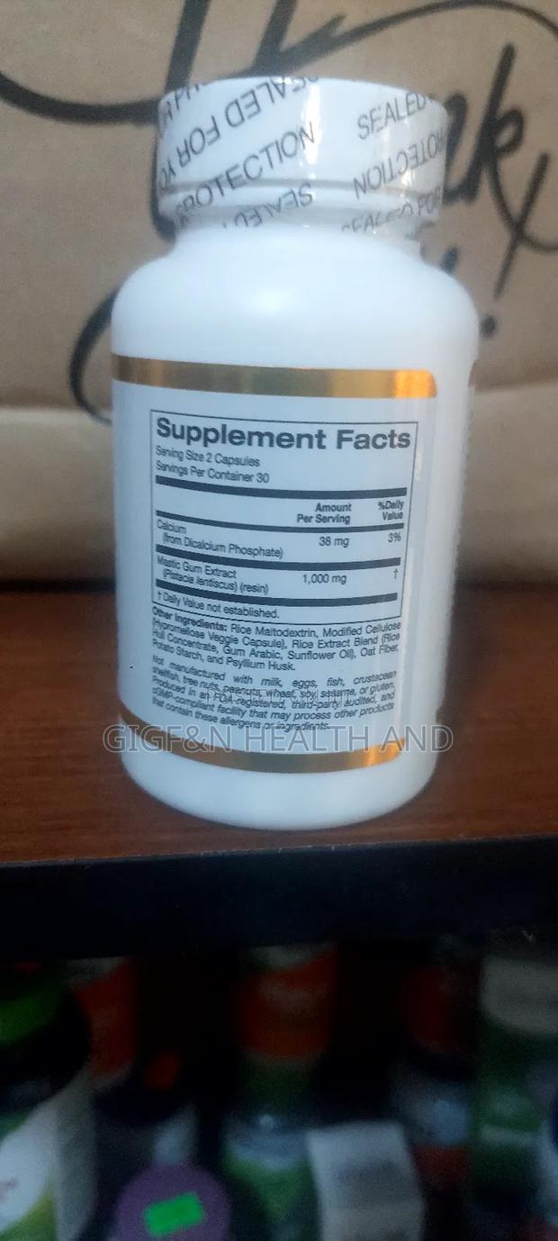 Mastic Gum, 500mg, 60 Caps (Gut Health) · Photo 2