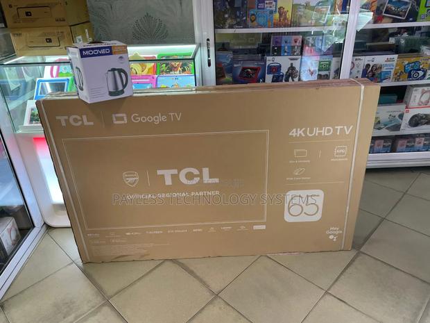 TCL 65 Inches Google Tv With Fan,Kettle and Home Theatre · Photo 2