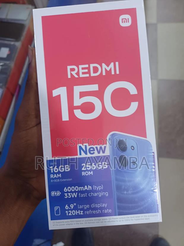 New Xiaomi Redmi 15C 4G 256 GB Black · Photo 1