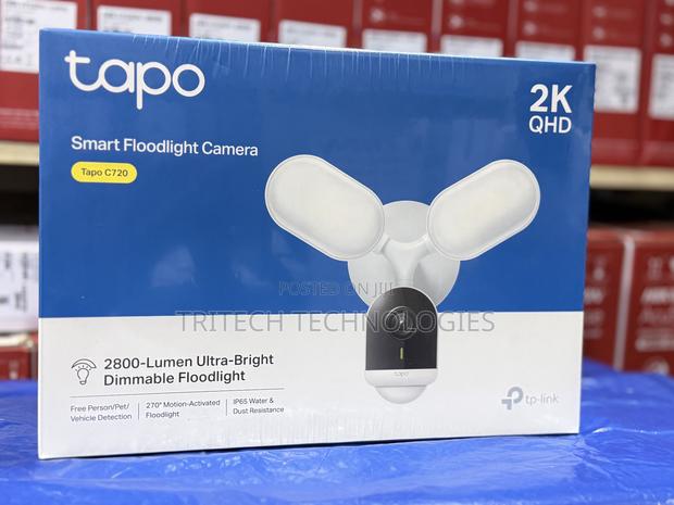 Tp-Link 3mp Wi-Fi Tapo C720 Smart Floodlight Camera · Photo 1