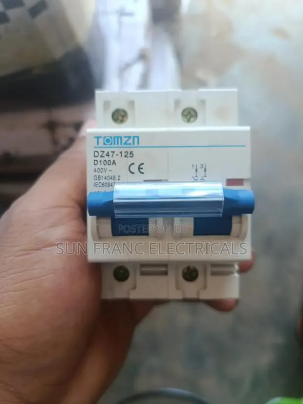 2-Pole 100a Miniature Circuit Dc Breaker (Mcb) · Photo 1