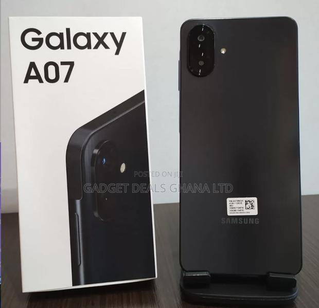 New Samsung Galaxy A07 4G 128 GB Black · Photo 1