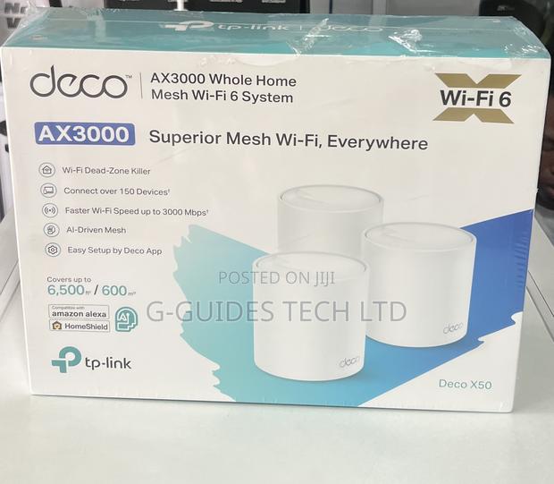Tp-Link Deco X50 Ax3000 Whole Home Mesh Wifi 6 System 3-Pack · Photo 4