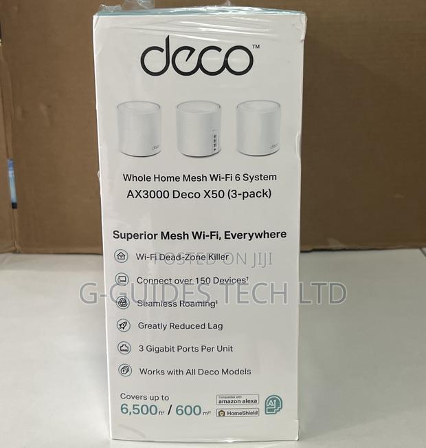 Tp-Link Deco X50 Ax3000 Whole Home Mesh Wifi 6 System 3-Pack · Photo 5