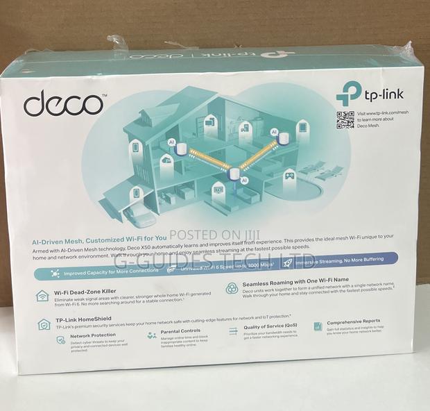 Tp-Link Deco X50 Ax3000 Whole Home Mesh Wifi 6 System 3-Pack · Photo 6