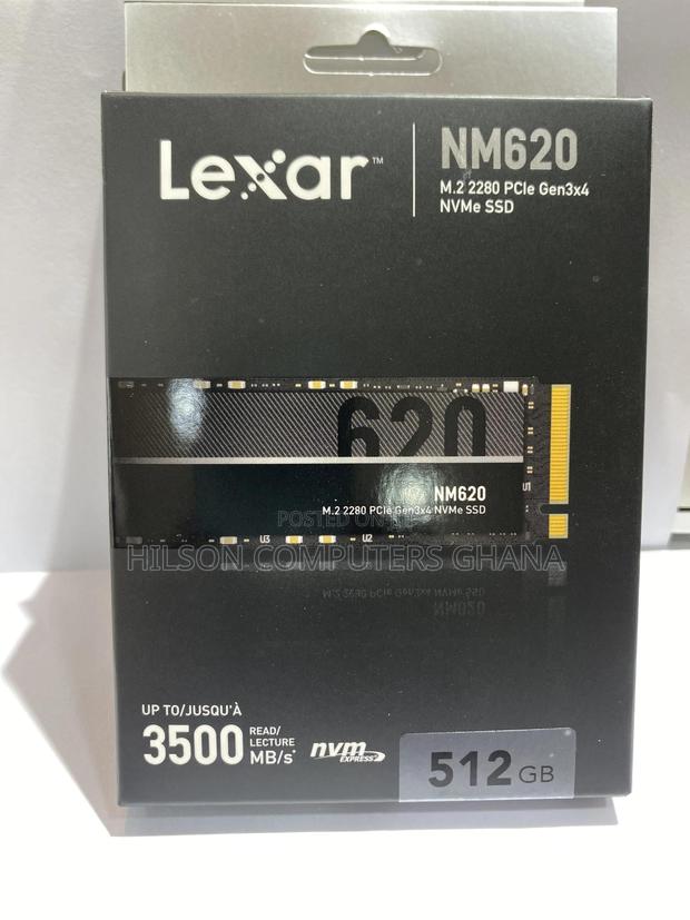 Lexar Nm620 512 Gb Ssd, M.2 2280 Pcie Gen3x4 Nvme · Photo 1