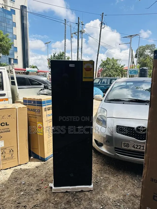 Energy Efficiency Double Door Fridge Nasco NASD2-24fl Nasco Black · Photo 1