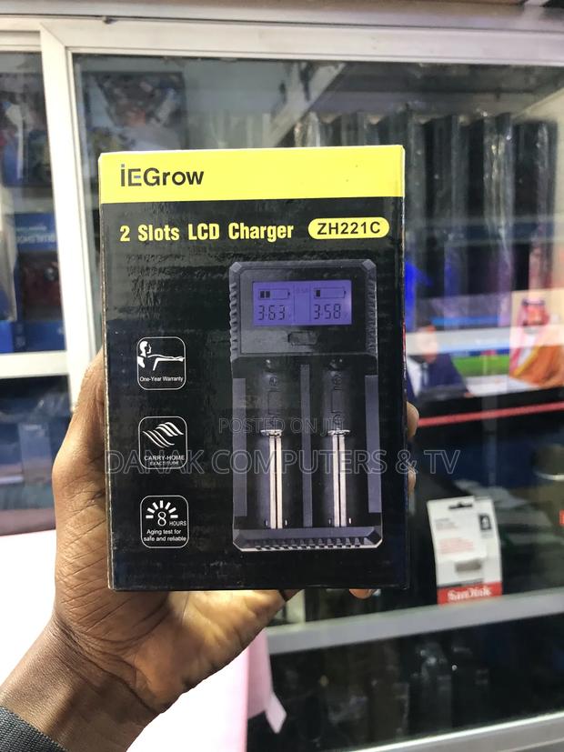 Ie Grow 2 Slot Lcd Charger Zh221c · Photo 2