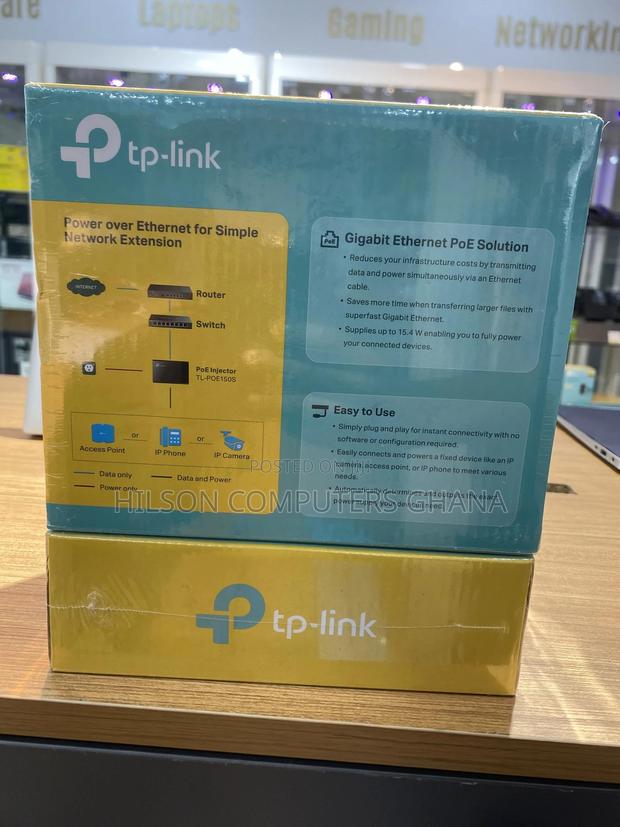 Tp-link Poe Adapter Tl-poe150s Poe Gigabit Power Supply · Photo 2