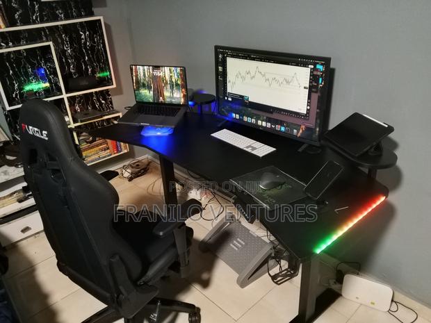 Extra Wide Studio Electric Adjustable Desk · Photo 2