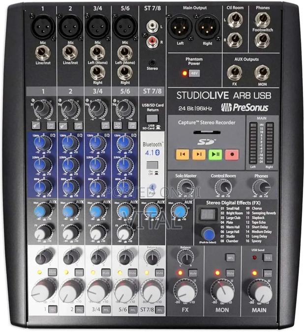 Presonus Studiolive Ar8 Multitrack Recording Mixer · Photo 5