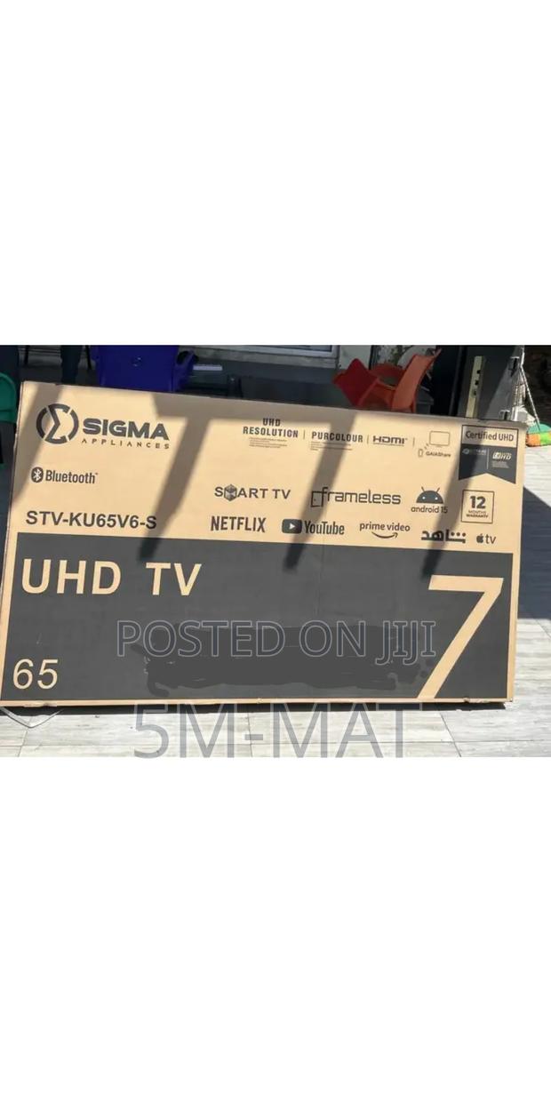 Sigma 65′′ Uhd Smart Android Digital Frameless Tv Sig-Ku65v6-S · Photo 1