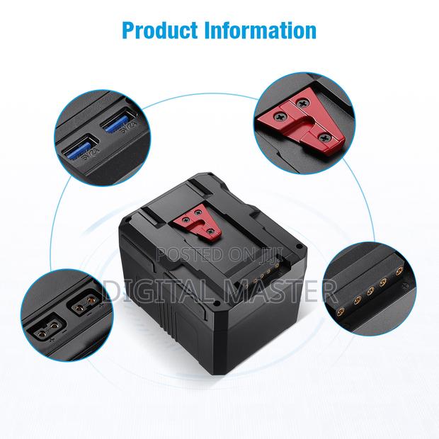 V-mount/V-lock Battery - 222wh 14.8v 15000mah Rechargeable Battery · Photo 3