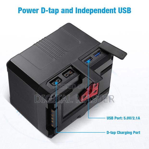 V-mount/V-lock Battery - 222wh 14.8v 15000mah Rechargeable Battery · Photo 6