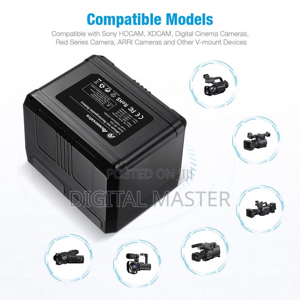V-mount/V-lock Battery - 222wh 14.8v 15000mah Rechargeable Battery · Photo 7