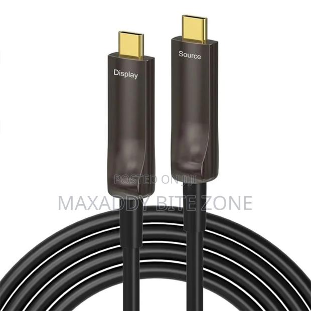 30m Type C Fiber Optic Cable 60hz Usb C Usb 3.1 Active Cable · Photo 1