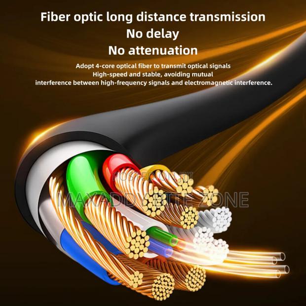 30m Type C Fiber Optic Cable 60hz Usb C Usb 3.1 Active Cable · Photo 3