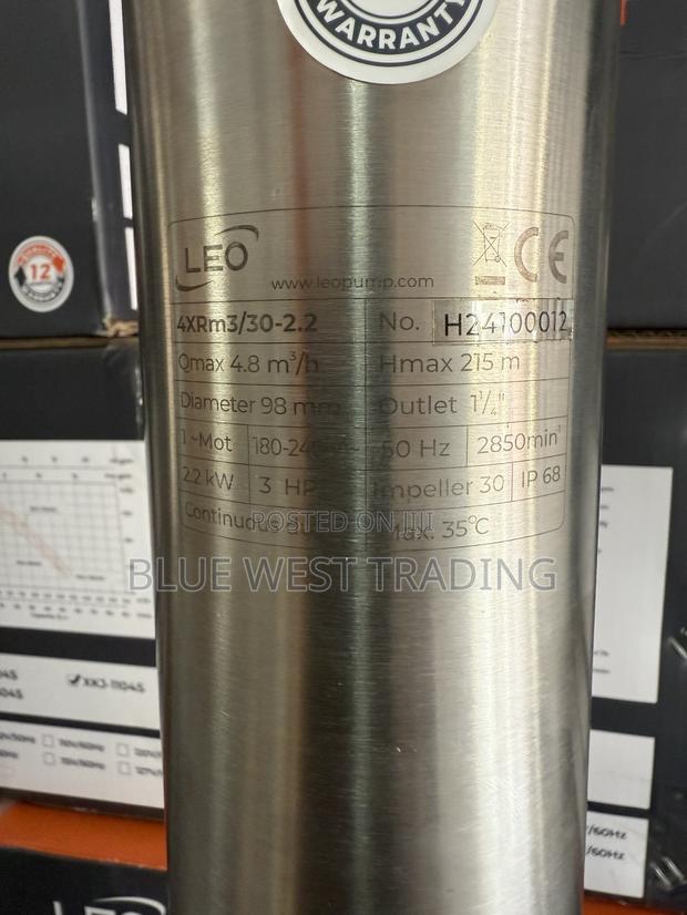 Leo Borehole Pump 3 Horsepower _ 3hp Borehole Water Pump · Photo 3