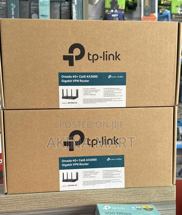 Omada 4g+ Cat6 Ax3000 Gigabit VPN Router Er706w-4g · Photo 2