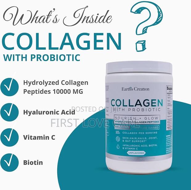 Earths Creation Collagen With Probiotic · Photo 1