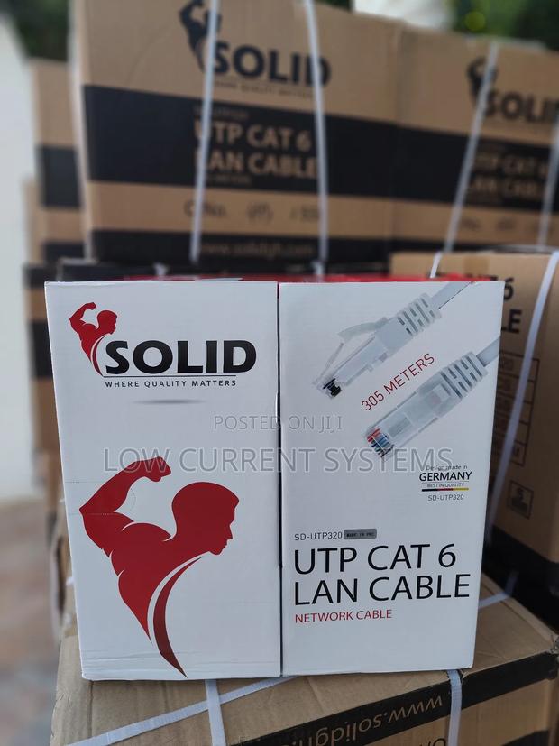Solid Utp Indoor Gray Cable 305m Ethernet Cable · Photo 1