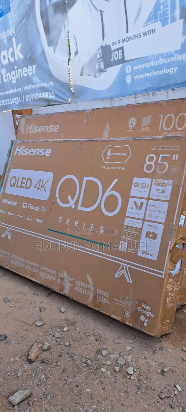 Hisense 85" Qled Google Tv From Usa Uhd Smart Android · Photo 5