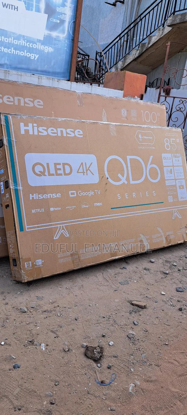 Hisense 85" Qled Google Tv From Usa Uhd Smart Android · Photo 6