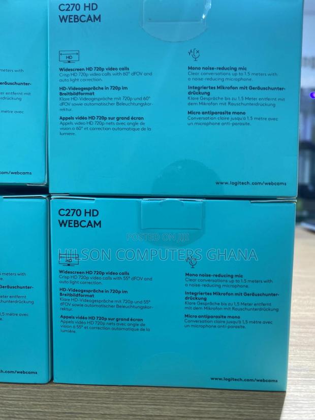 Logitech C270 Hd Web Camera – Black · Photo 3