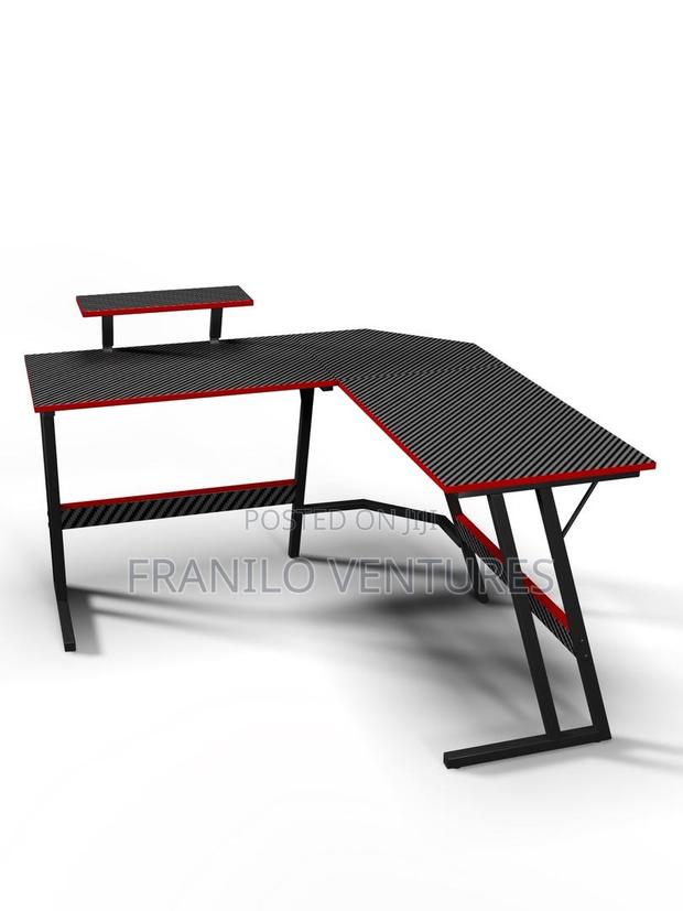 Devoko L- Shaped Gaming Desk With Monitor Stand · Photo 3